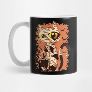 Halloween Mummy Cat Mug